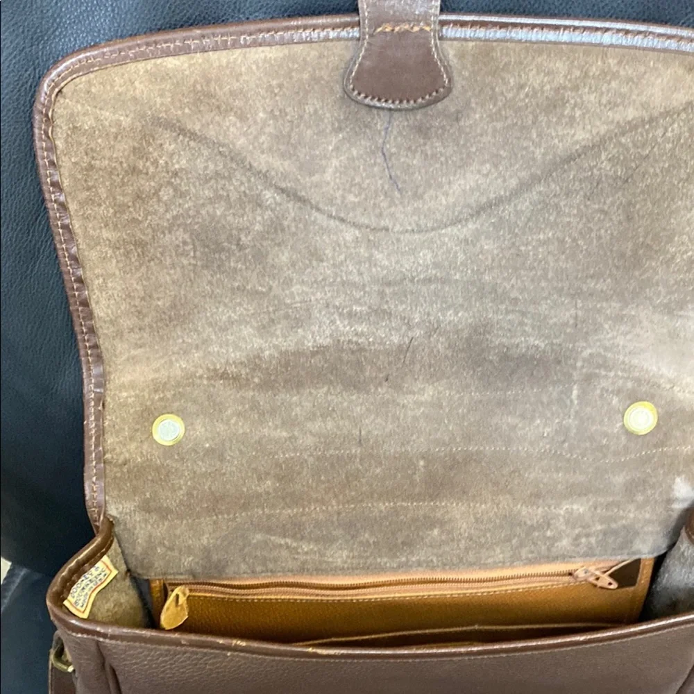 Classic Dooney & Bourke Brown Leather Bag - Picture 12 of 13